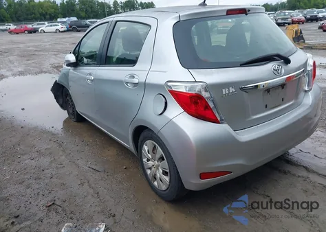 2012 Toyota Yaris L из США, поврежденный, VIN JTDKTUD32CD519804
